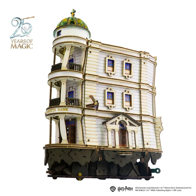ugears-gringotts-bank-marble-run-harry-potter-circuit-billes-bois-motoris-usb-c image 1