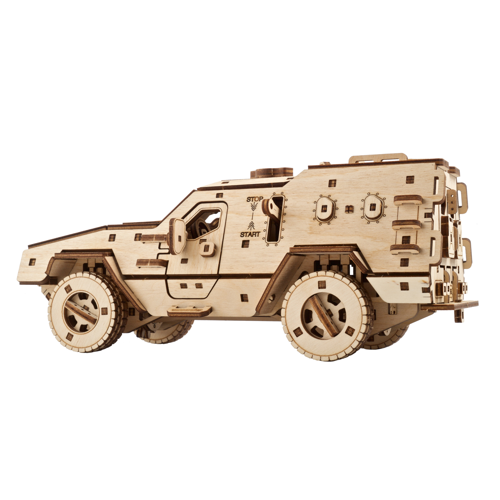 ugears-dozor-b-combat-vehicle-v-hicule-blind-m-canique-en-bois image 5