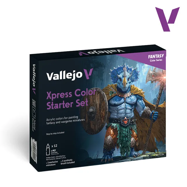 vallejo-xpress-color-starter-set-kit-peinture-rapide-figurine image 1