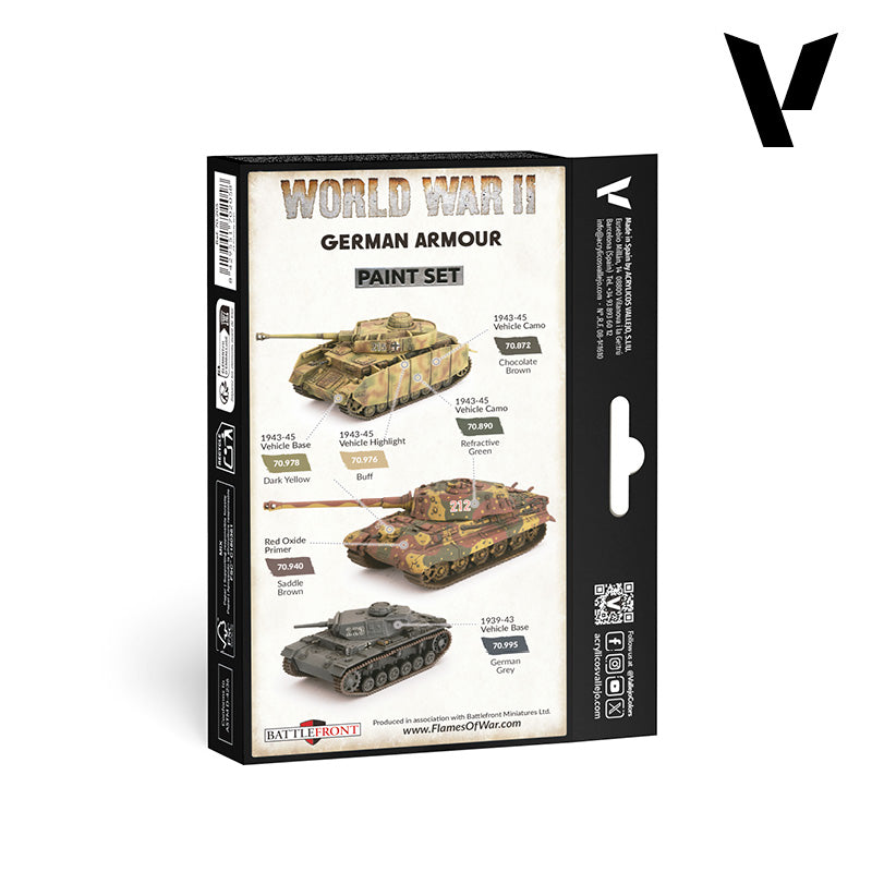 vallejo-model-color-set-6-x-18-ml-wwii-german-armour-v-hicules-blind-s-allemands image 2