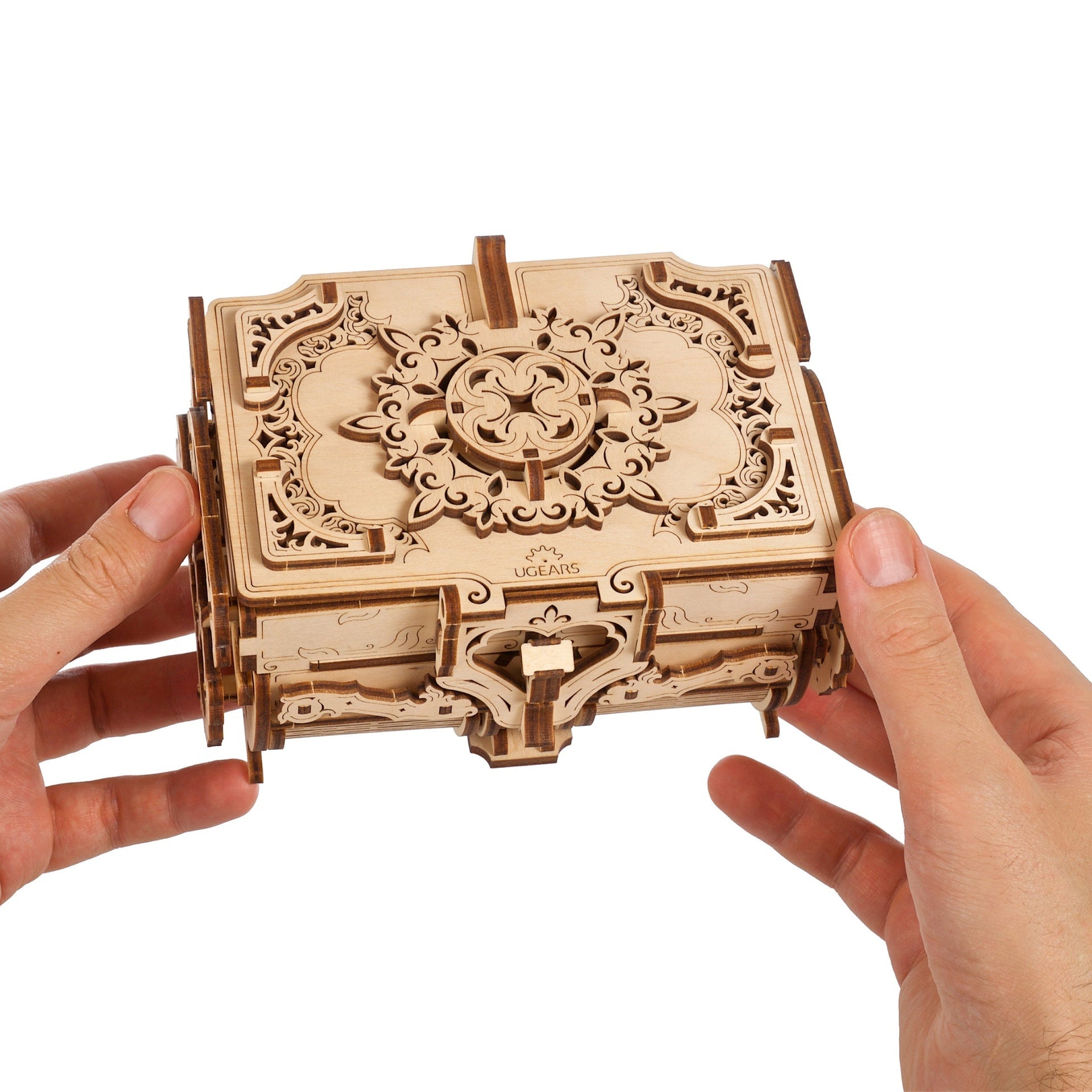 ugears-antique-box-bo-te-m-canique-bois-6-compartiments image 4
