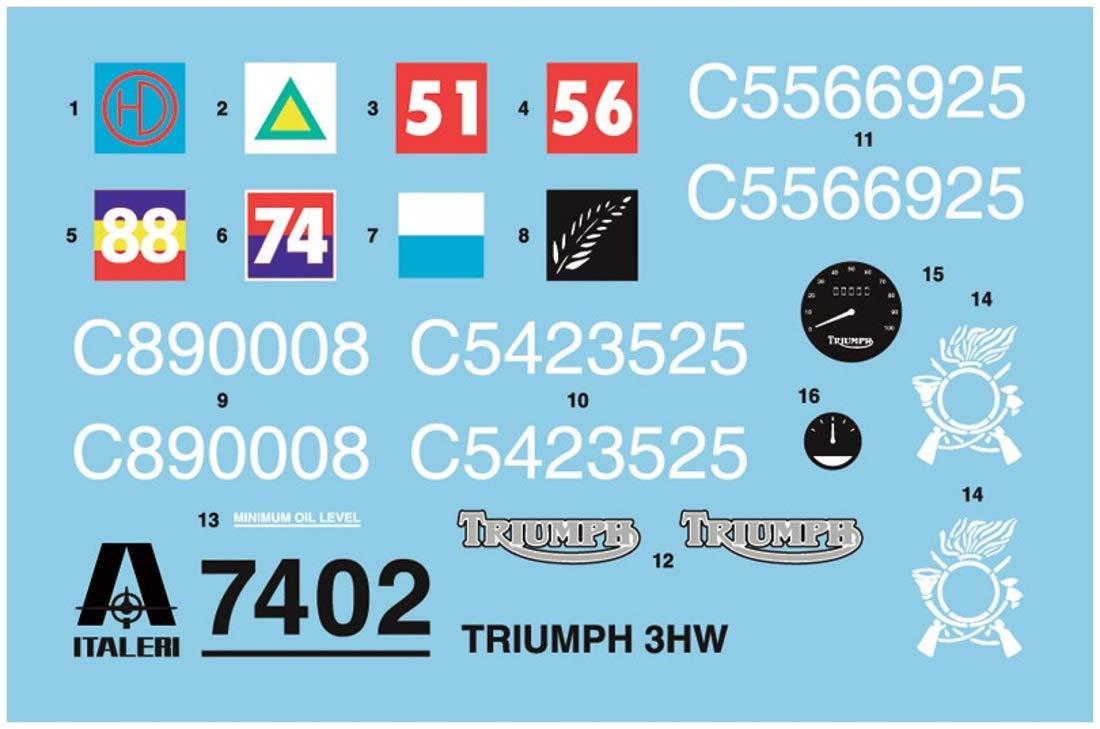italeri-7402-triumph-3hw-1-9-maquette-moto-militaire-plastique-assembler image 4