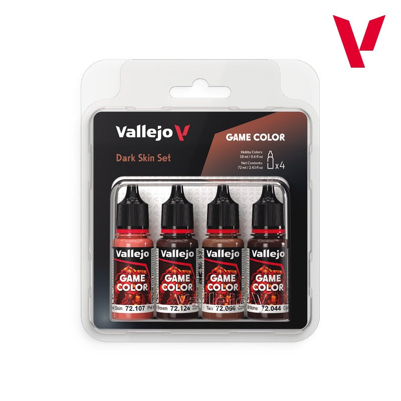 vallejo-game-color-set-4-couleurs-peau-sombre-18-ml image 1