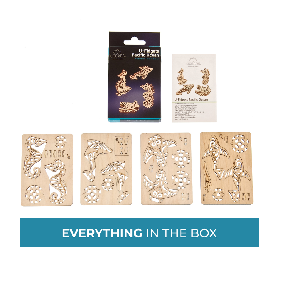 ugears-u-fidgets-pacific-ocean-set-4-mini-maquettes-bois-oc-an image 8