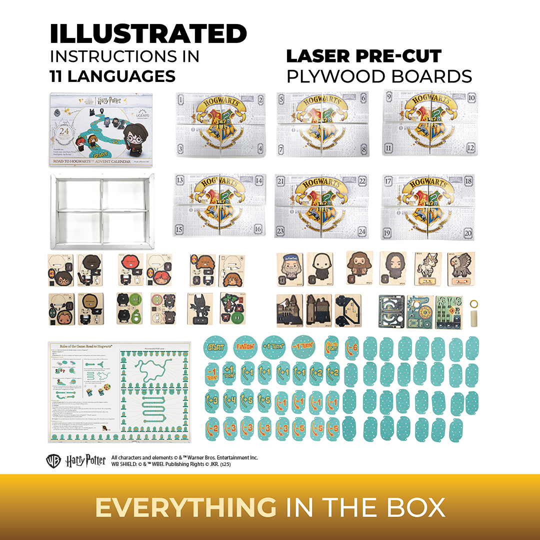 ugears-road-to-hogwarts-advent-calendar-calendrier-de-l-avent-jeu-de-soci-t-harr image 8