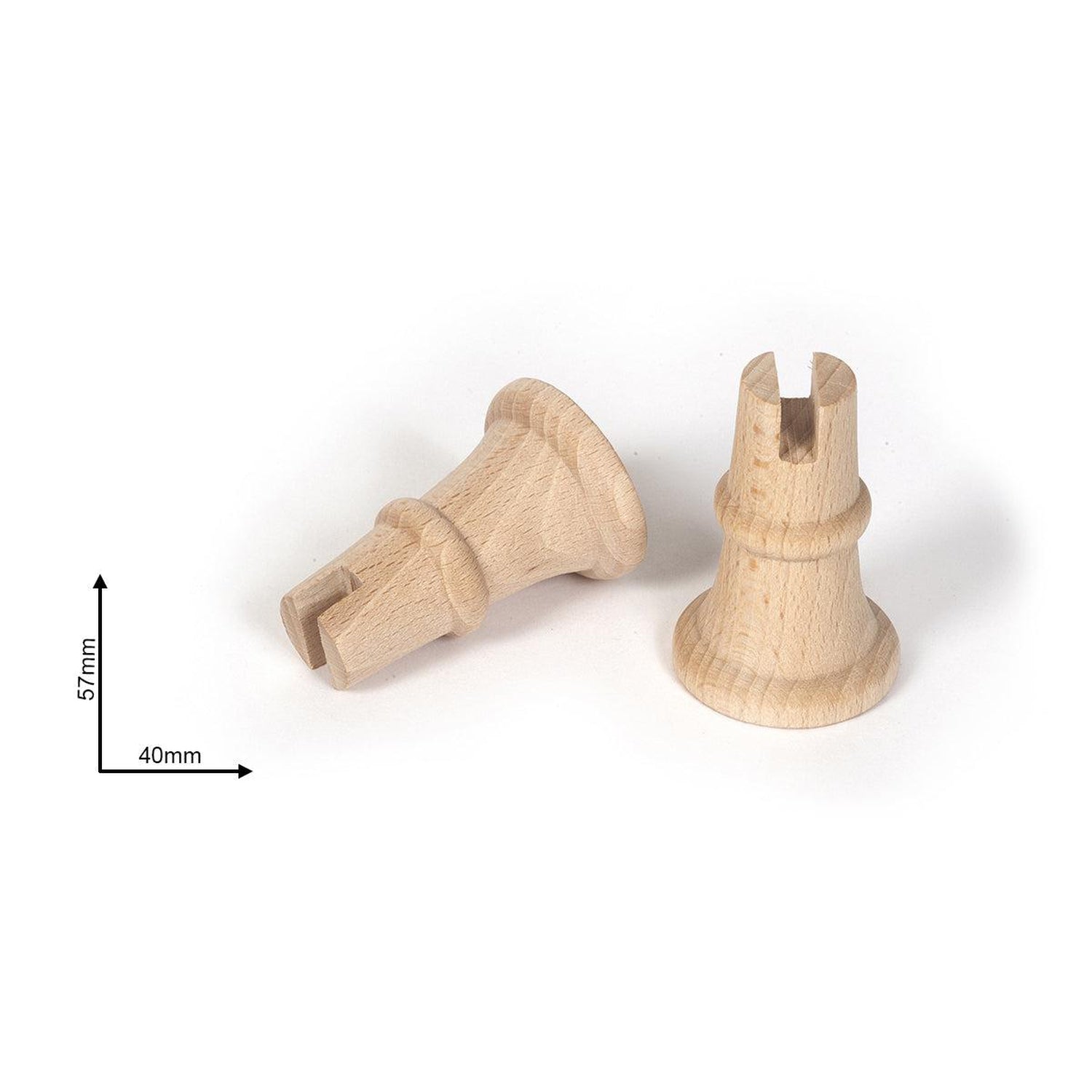 occre-supports-de-socle-57-mm-lot-de-2-colonnes-bois image 1