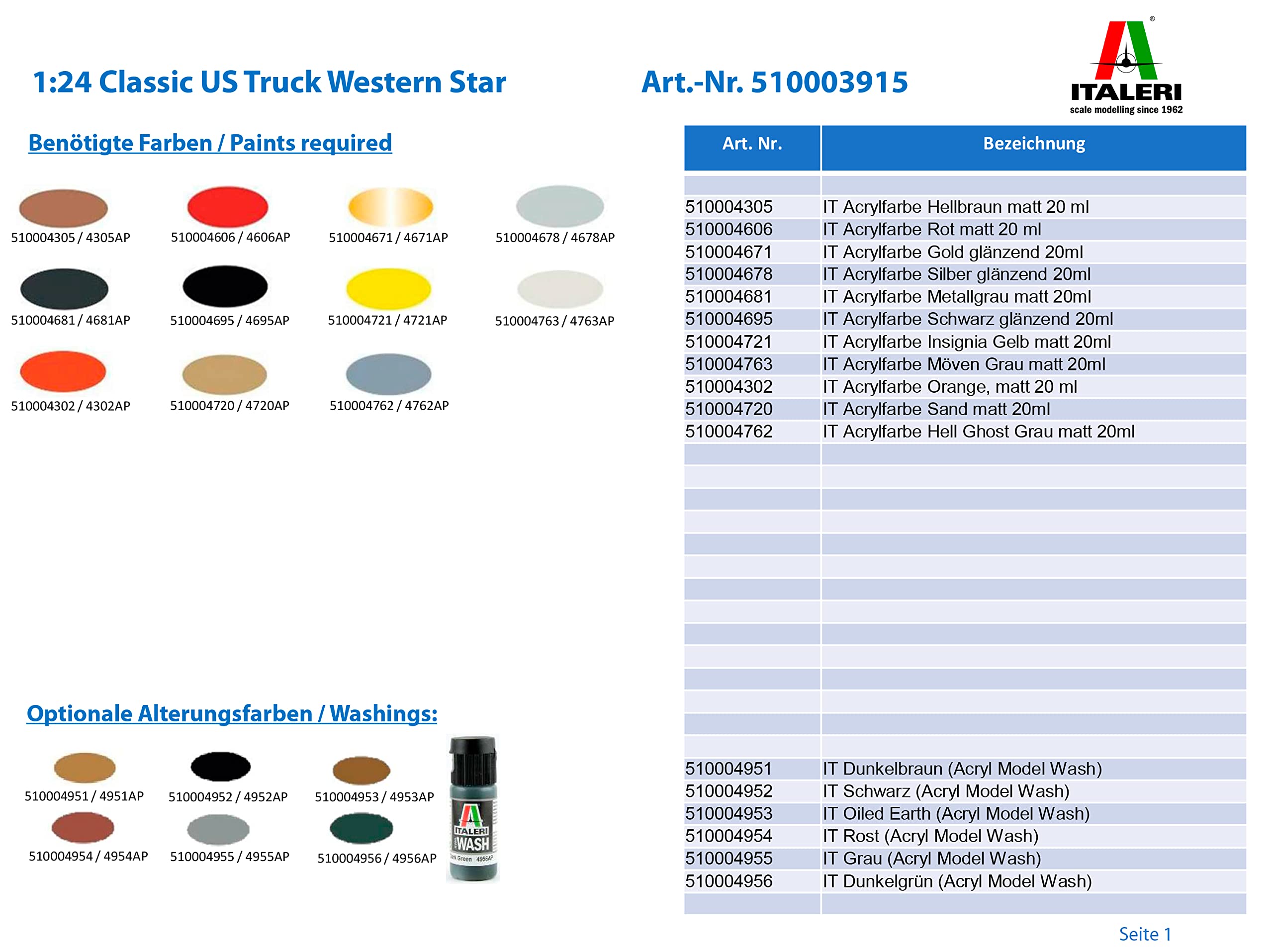 italeri-i3915-western-star-classic-camion-1-72-assembler image 2