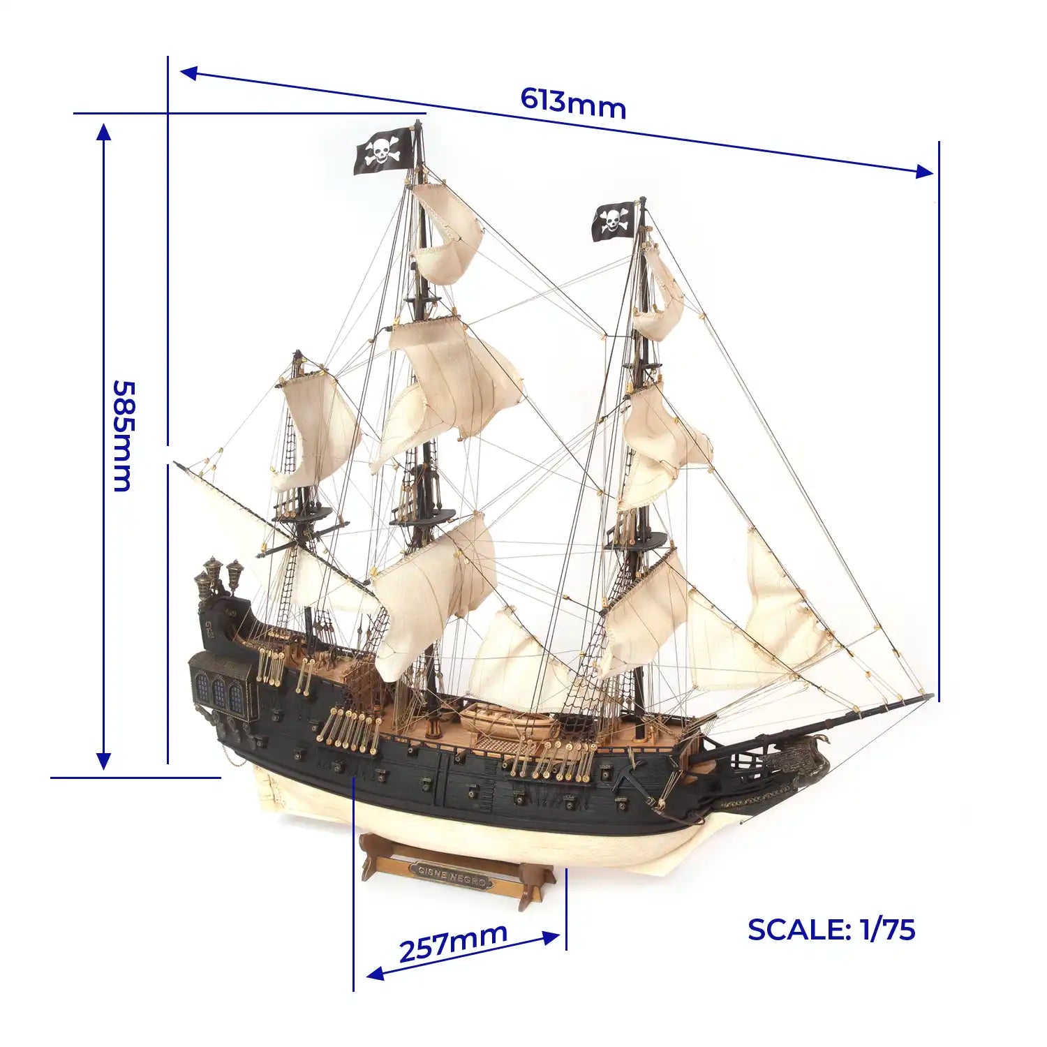 occre-galion-pirate-black-swan-maquette-bois-1-75-613-mm image 3