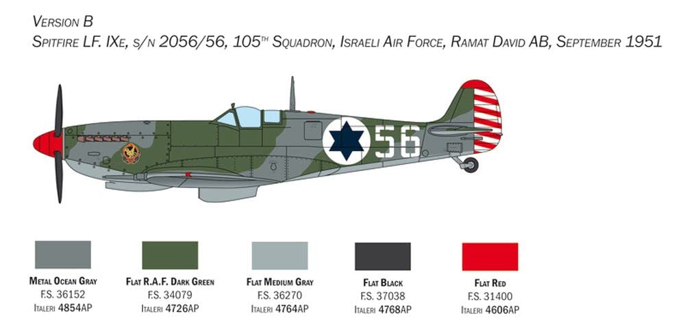 italeri-2804-spitfire-mk-ix-1-48-maquette-avion-plastique-monter image 5