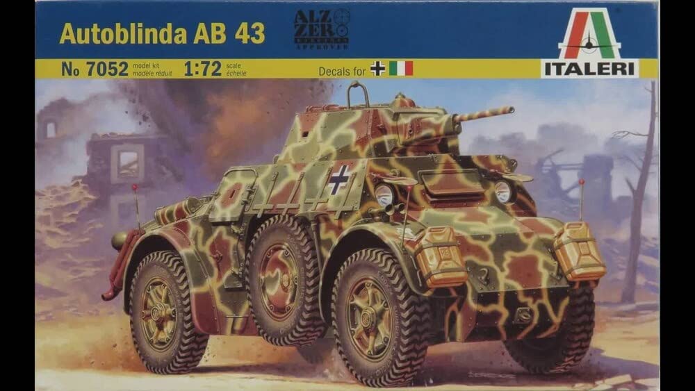 italeri-7052-autoblinda-ab43-maquette-char-1-72-assembler image 1