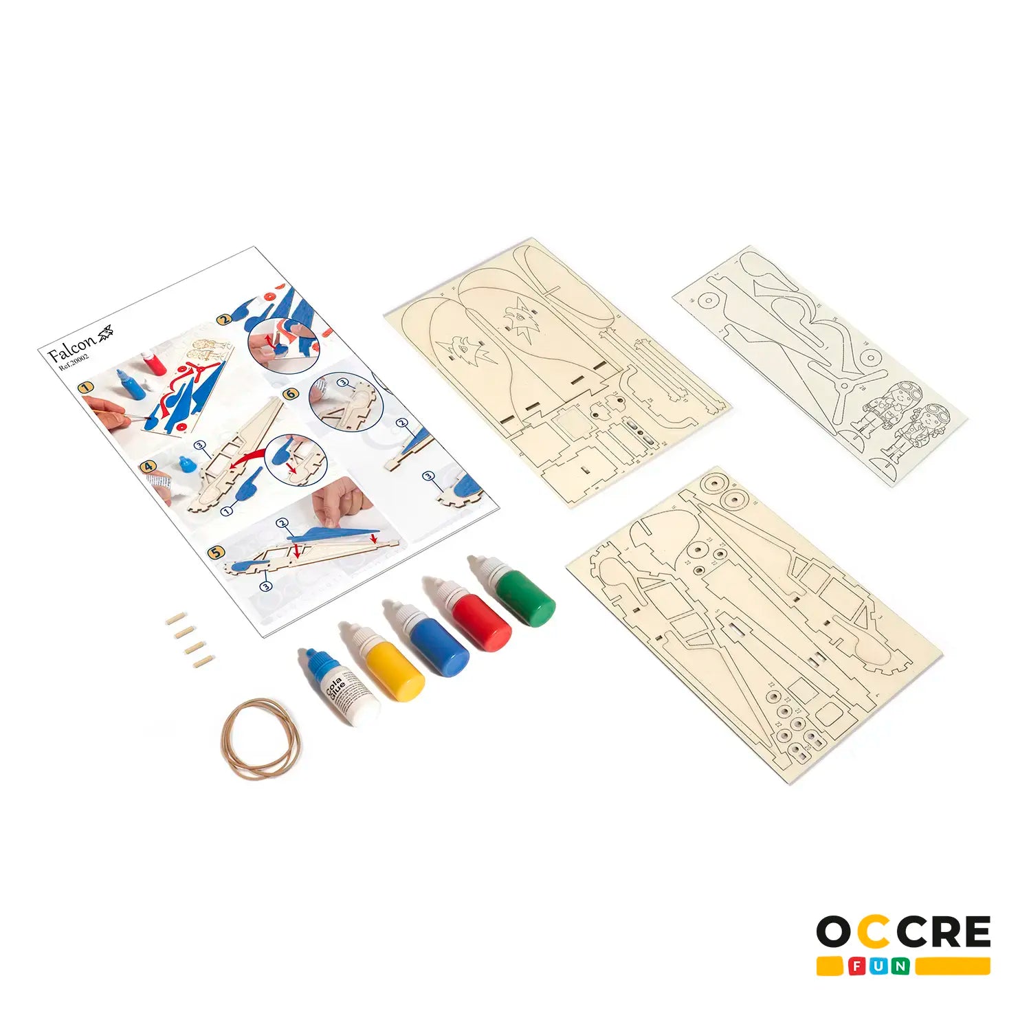 occre-fun-falcon-maquette-avion-en-bois-pour-enfants image 4