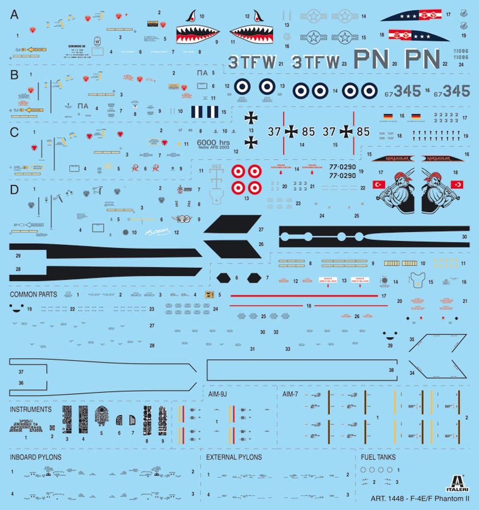 italeri-1448s-f-4e-f-phantom-ii-1-72-maquette-avion-monter image 3