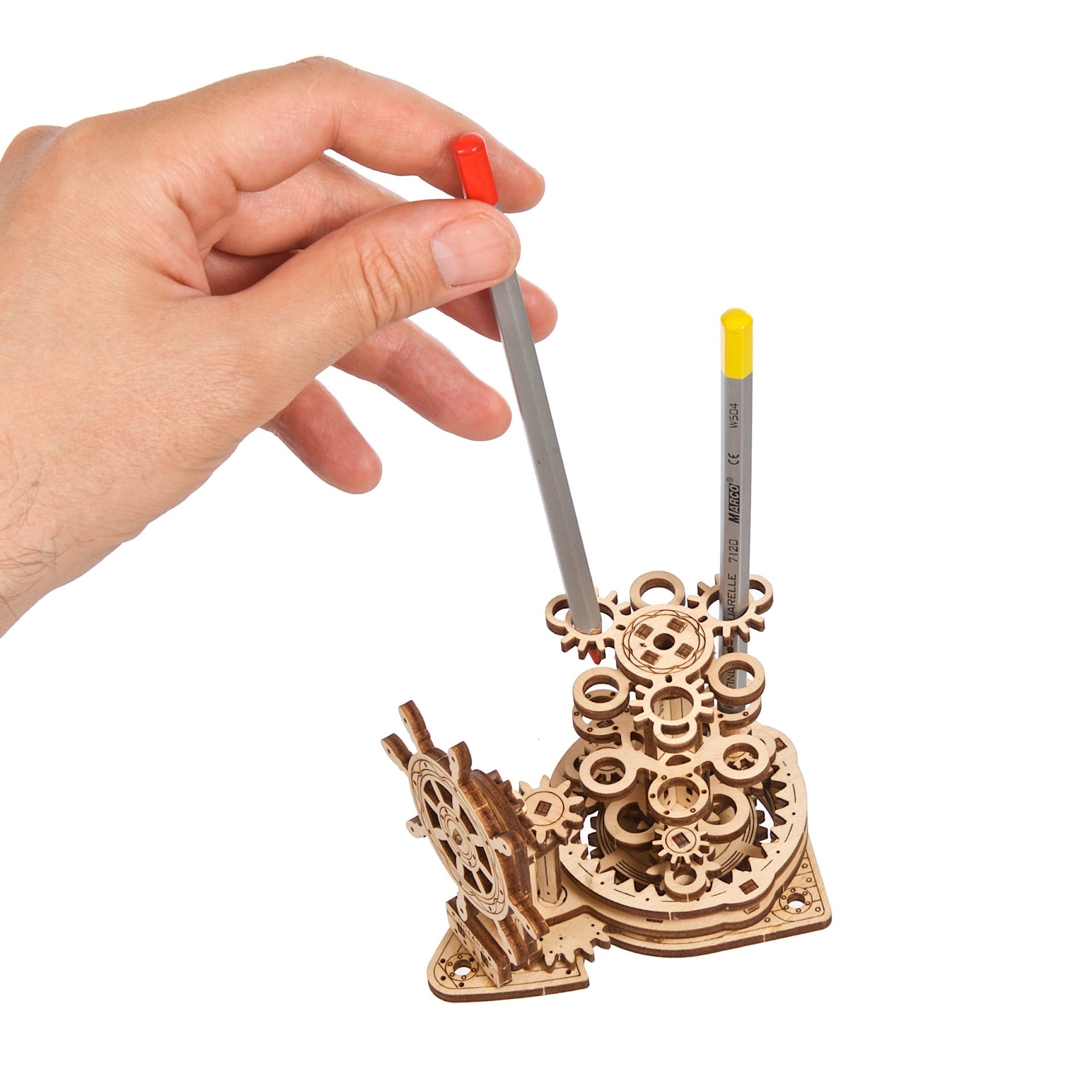 ugears-wheel-organizer-2-0-puzzle-bois-3d-cin-tique-porte-stylos image 4
