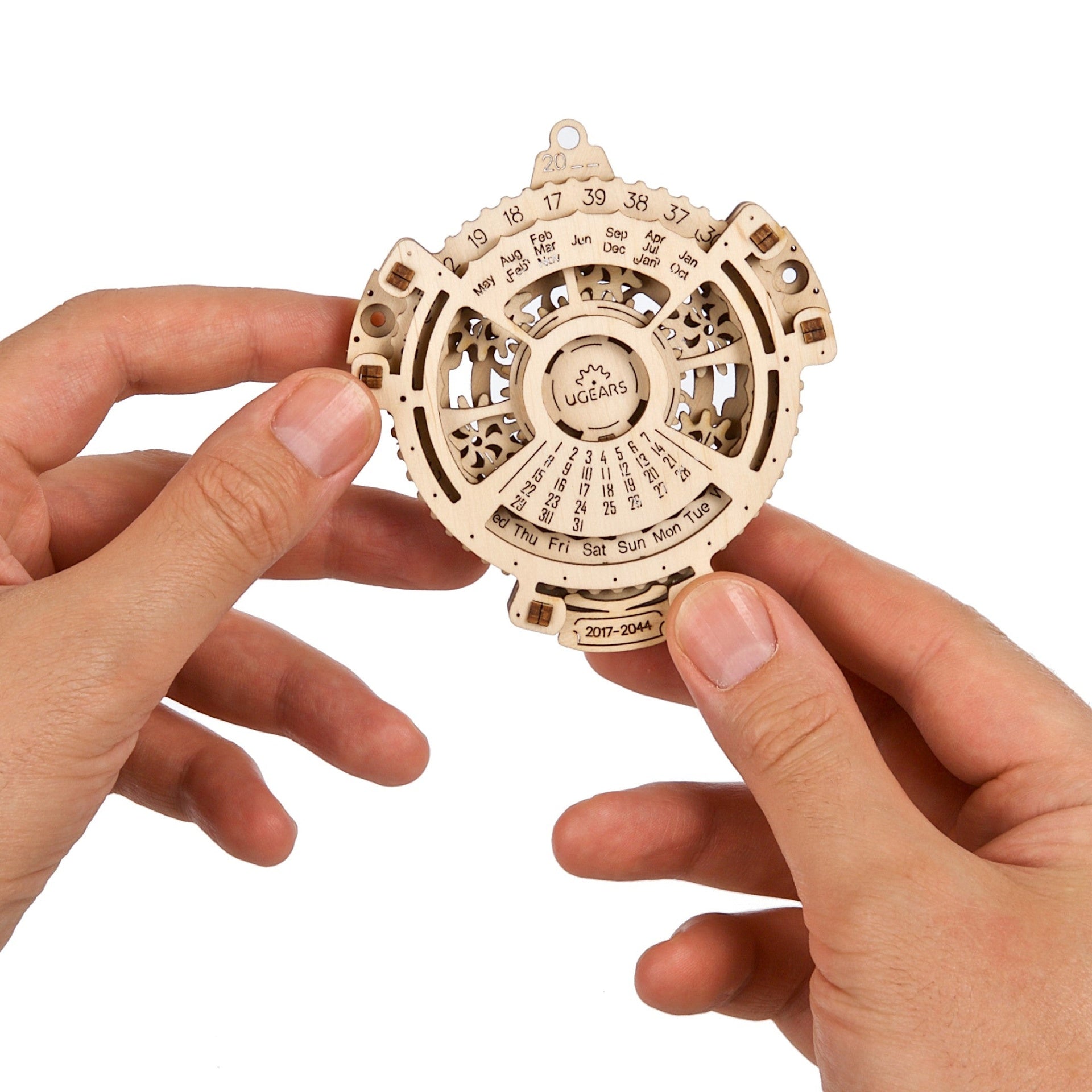 ugears-date-navigator-2-0-calendrier-m-canique-en-bois-steampunk image 4