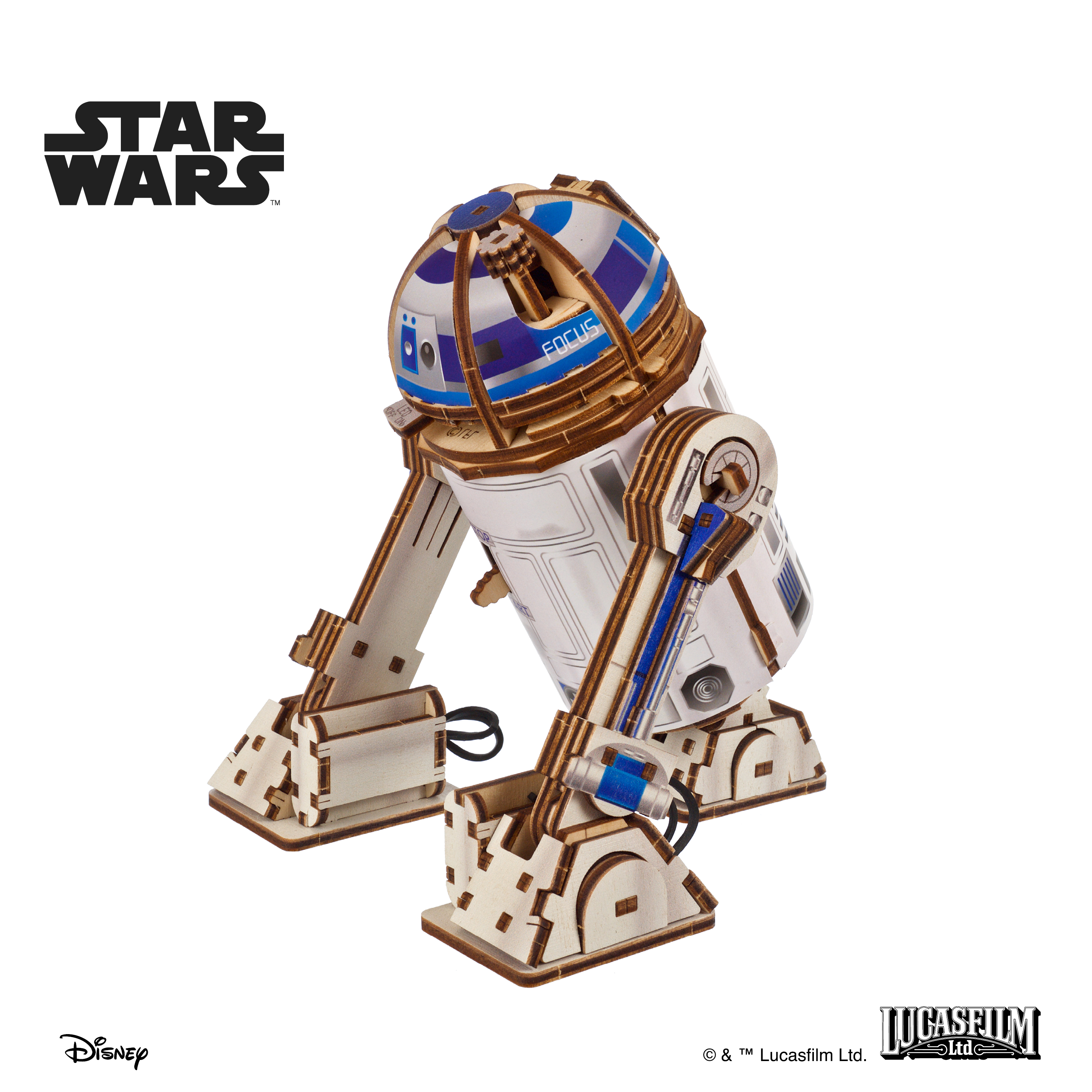 ugears-r2-d2-star-wars-maquette-bois-3d-color-e-avec-led image 4