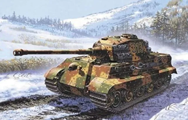 italeri-i7004-king-tiger-maquette-char-militaire-plastique-1-72 image 1