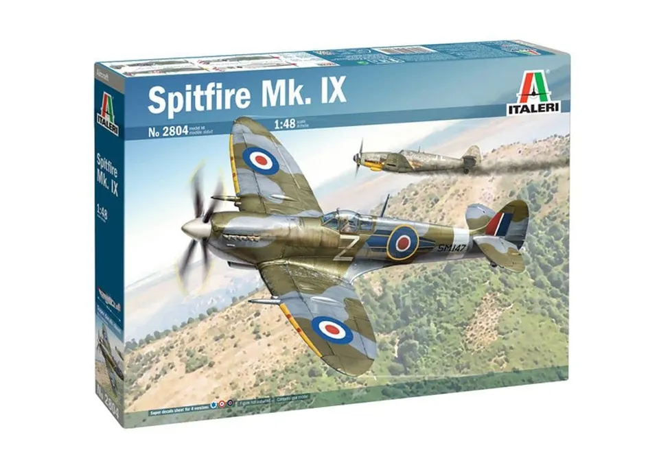 italeri-2804-spitfire-mk-ix-1-48-maquette-avion-plastique-monter image 1