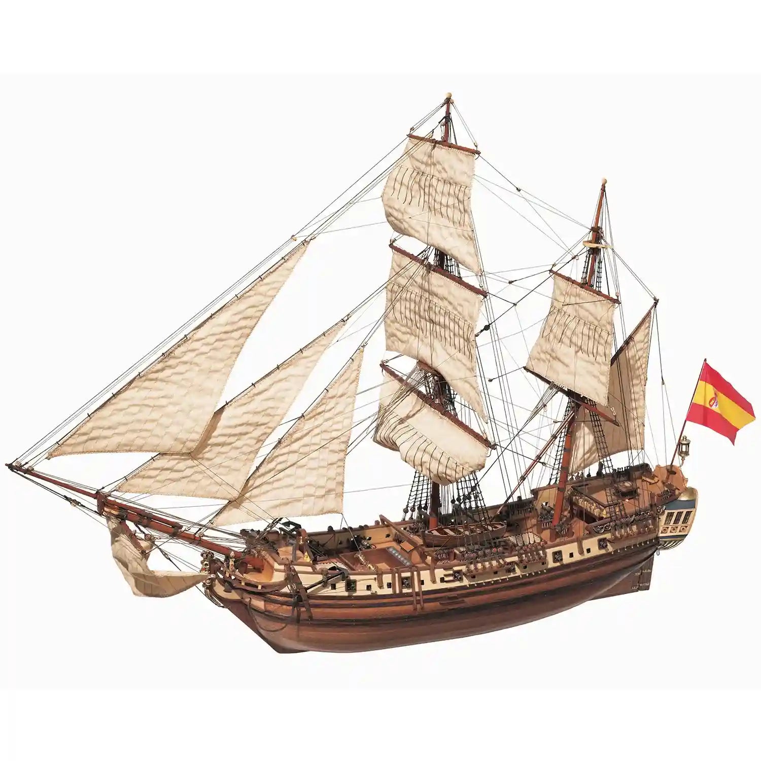 occre-la-candelaria-maquette-bombarda-brigantin-en-kit-bois image 2