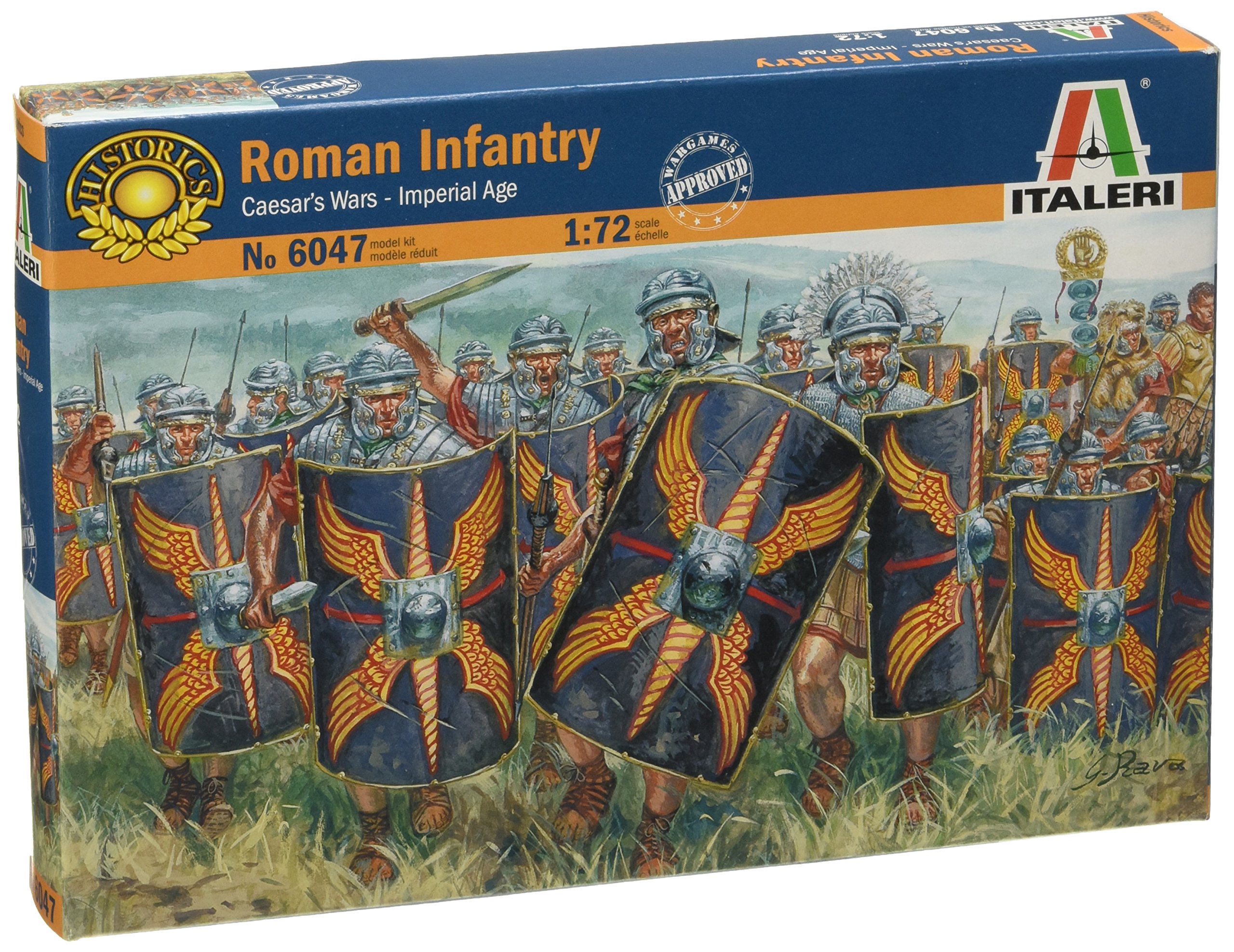 italeri-i6047-maquette-figurines-infanterie-romaine-chelle-1-72 image 1