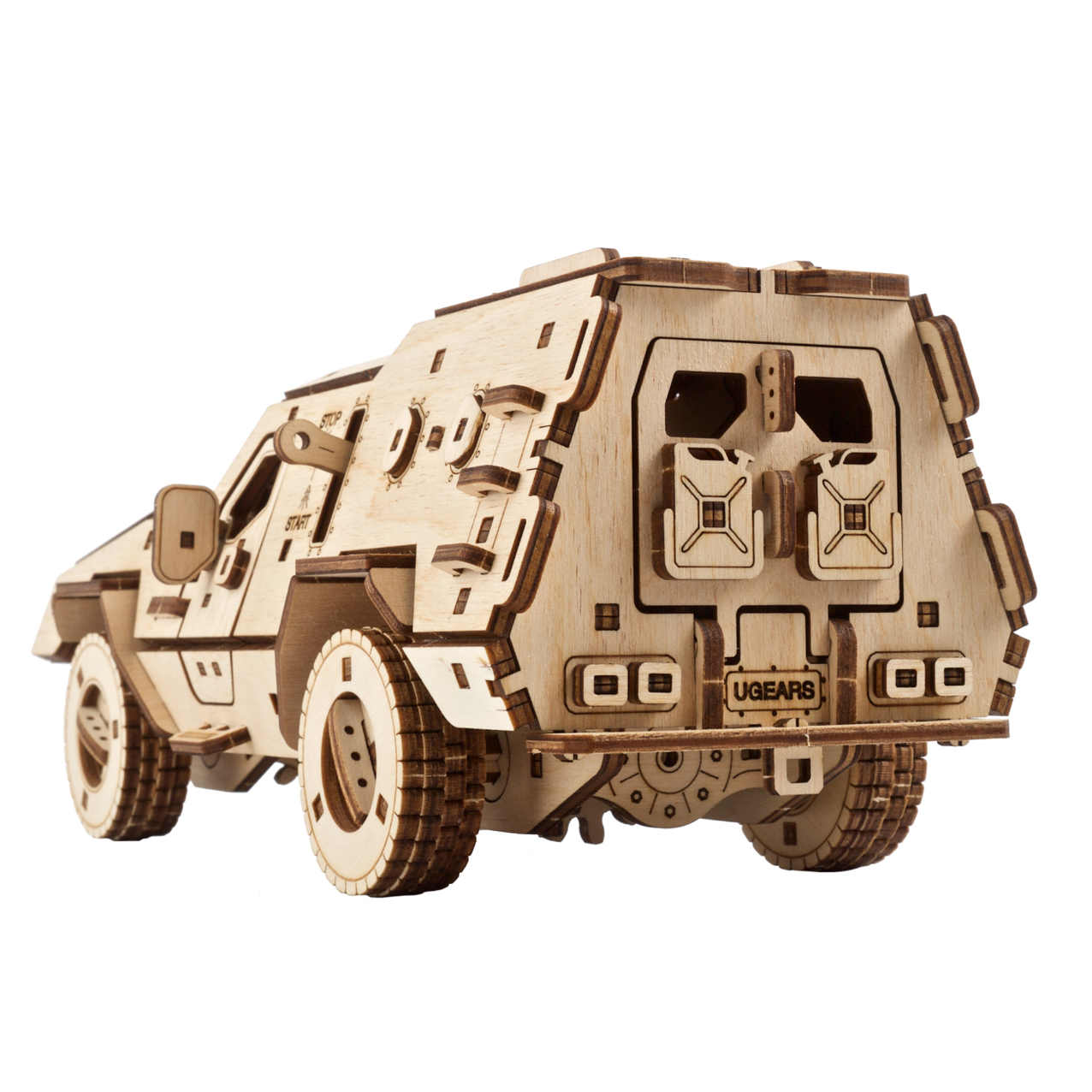 ugears-dozor-b-combat-vehicle-v-hicule-blind-m-canique-en-bois image 4
