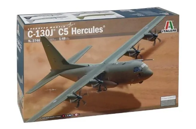 italeri-i2746-hercules-c-130j-c5-maquette-avion-plastique-monter-1-48 image 1