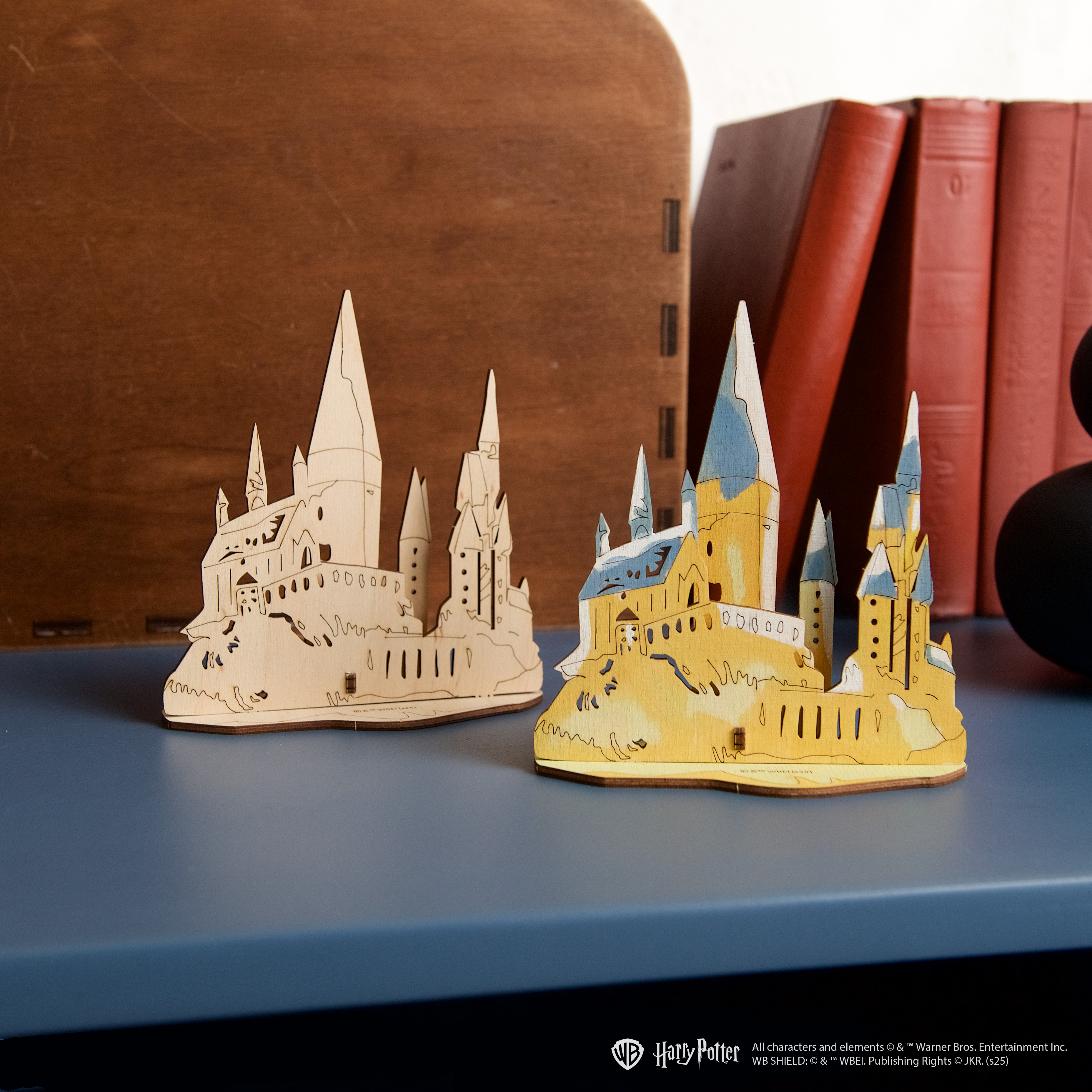 ugears-hogwarts-castle-maquette-bois-3d-colorier-harry-potter image 6