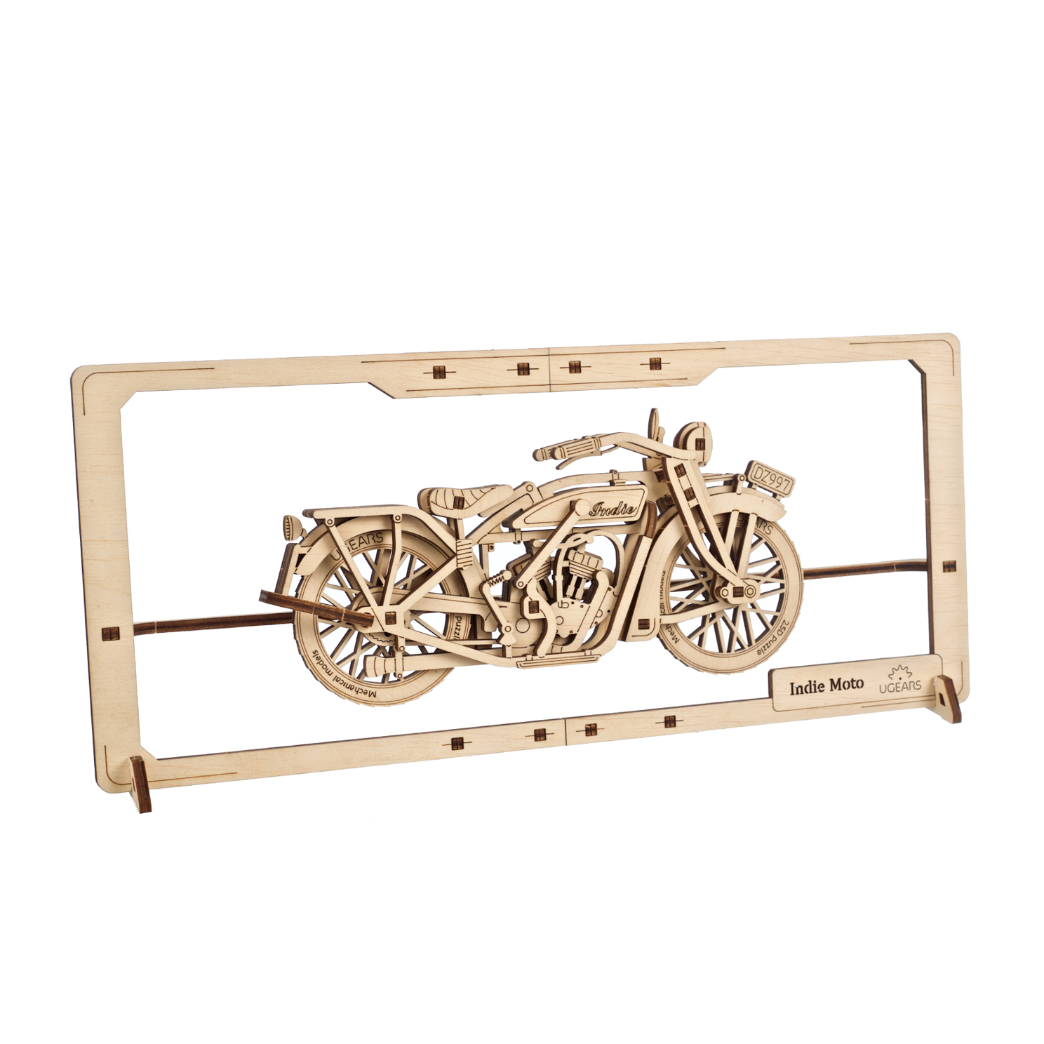 ugears-indie-moto-2-5d-puzzle-tableau-moto-bois-mobile image 3