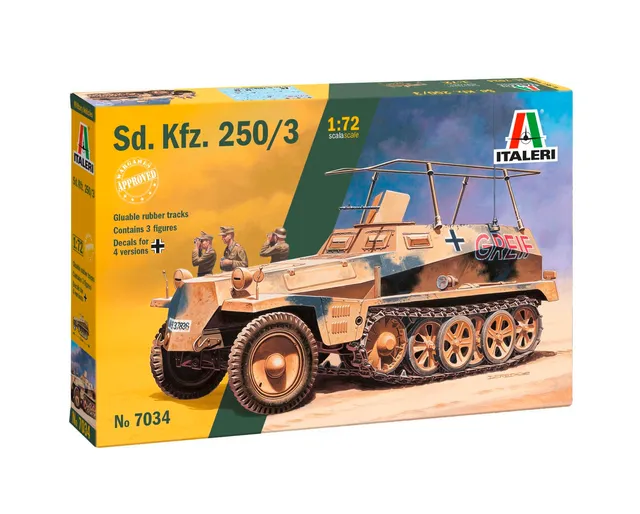 italeri-7034-sd-kfz-250-3-maquette-blind-militaire-plastique-1-72 image 1