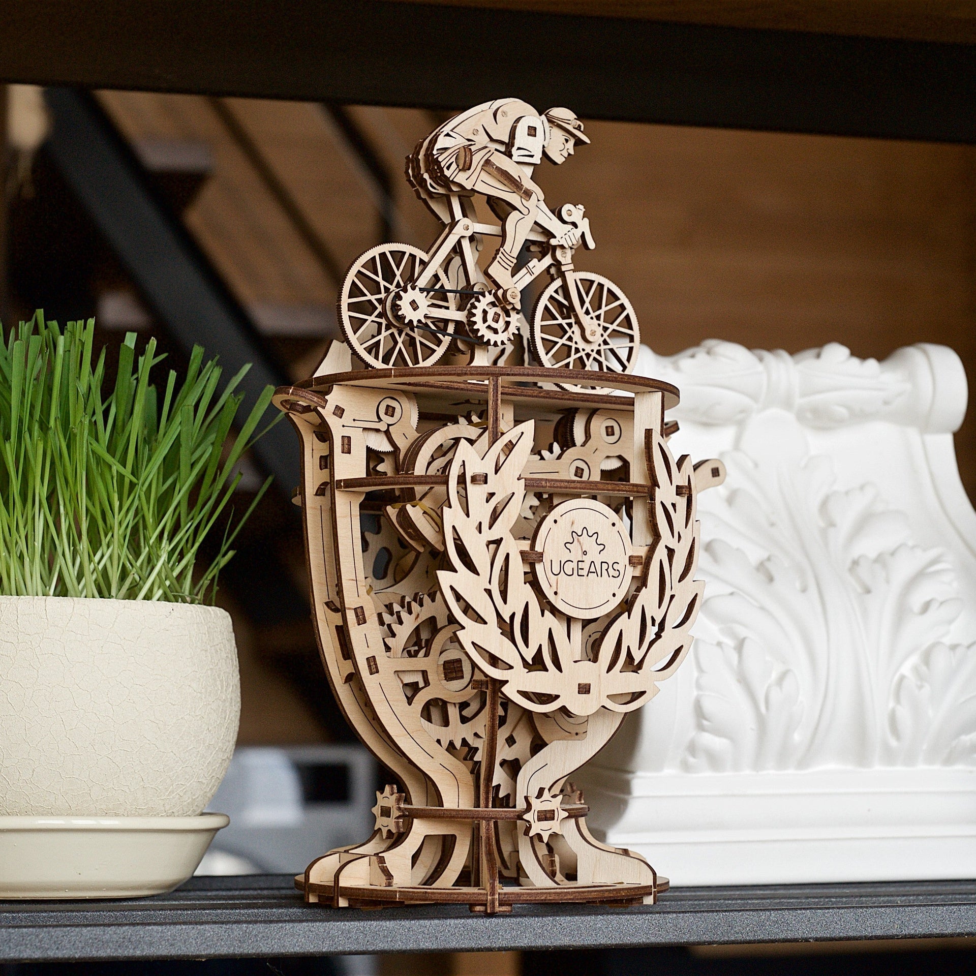 ugears-automaton-cyclist-puzzle-3d-m-canique-en-bois image 8
