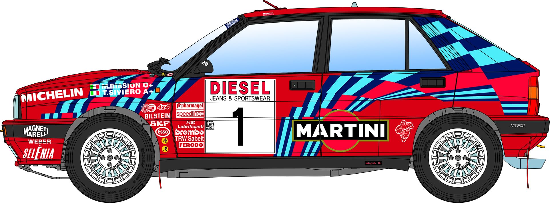 italeri-4712-lancia-delta-hf-integrale-16v-sanremo-1989-kit-plastique-1-12 image 3