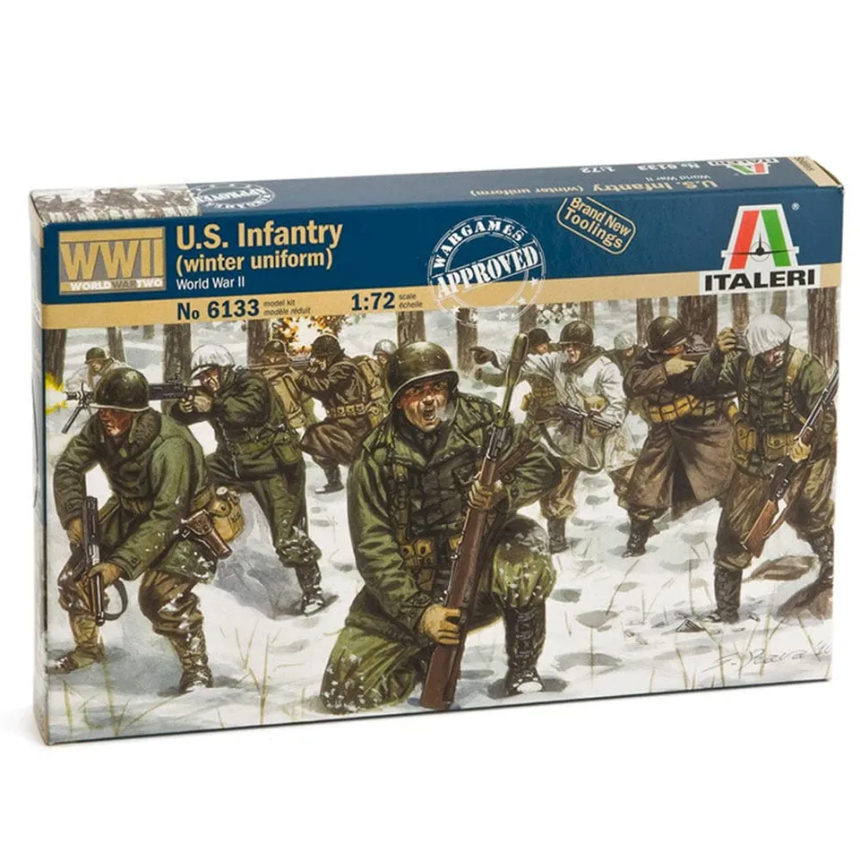 italeri-i6133-maquette-figurines-infanterie-us-tenue-hivernale-1-72 image 1