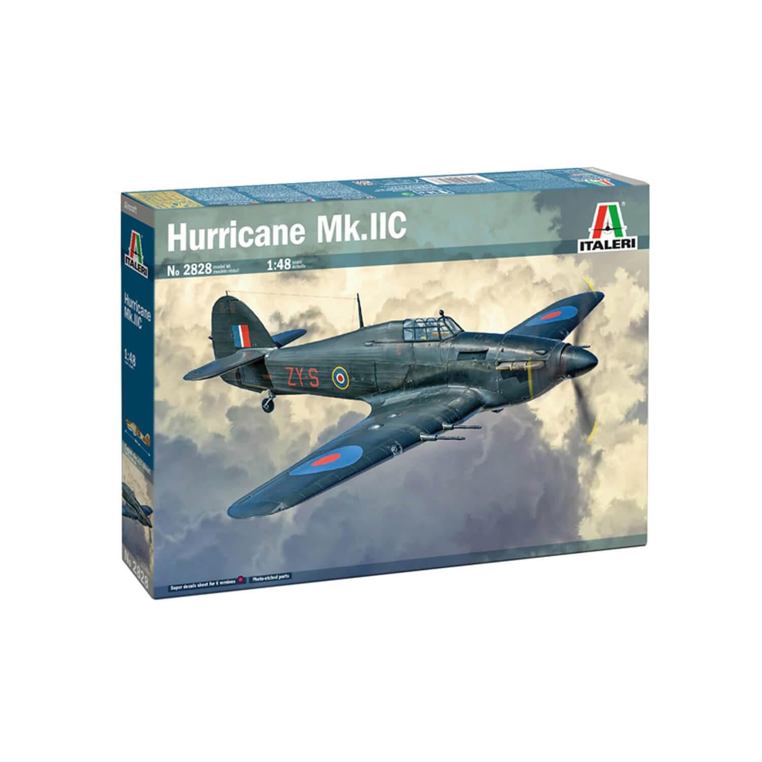 italeri-2828-hurricane-mk-ii-c-1-48-kit-avion-d-taill image 2