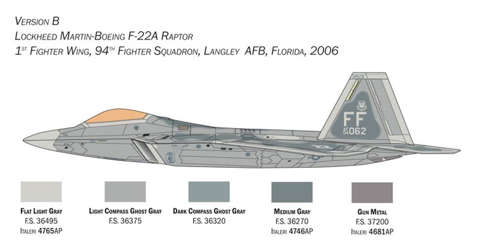 italeri-2822-f-22a-raptor-maquette-avion-1-48-monter image 5