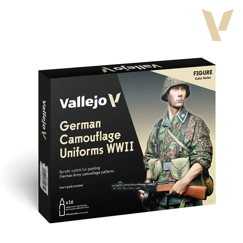 vallejo-model-color-set-16-couleurs-uniformes-camouflage-allemand-wwii image 1