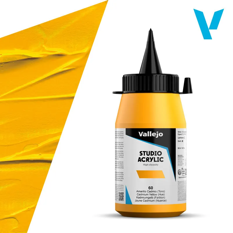 vallejo-beaux-arts-peinture-acrylique-jaune-cadmium-imitation-500-ml image 1