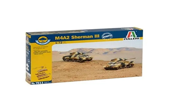 italeri-i7511-maquette-char-m4a2-sherman-iii-chelle-1-72-2-v-hicules image 1