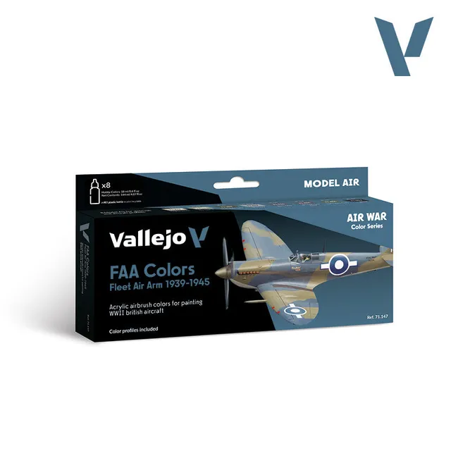 vallejo-model-air-set-8-x-18-ml-avions-fleet-air-arm-faa-1939-1945 image 1