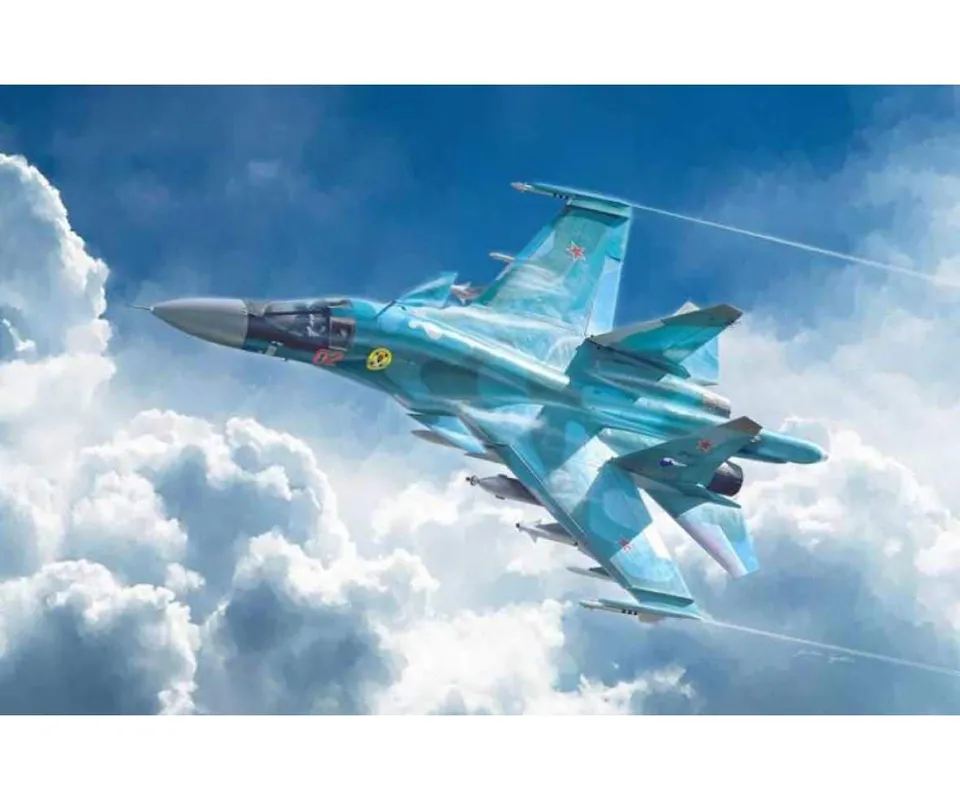 italeri-sukhoi-su-34-fullback-maquette-avion-1-72-monter image 1