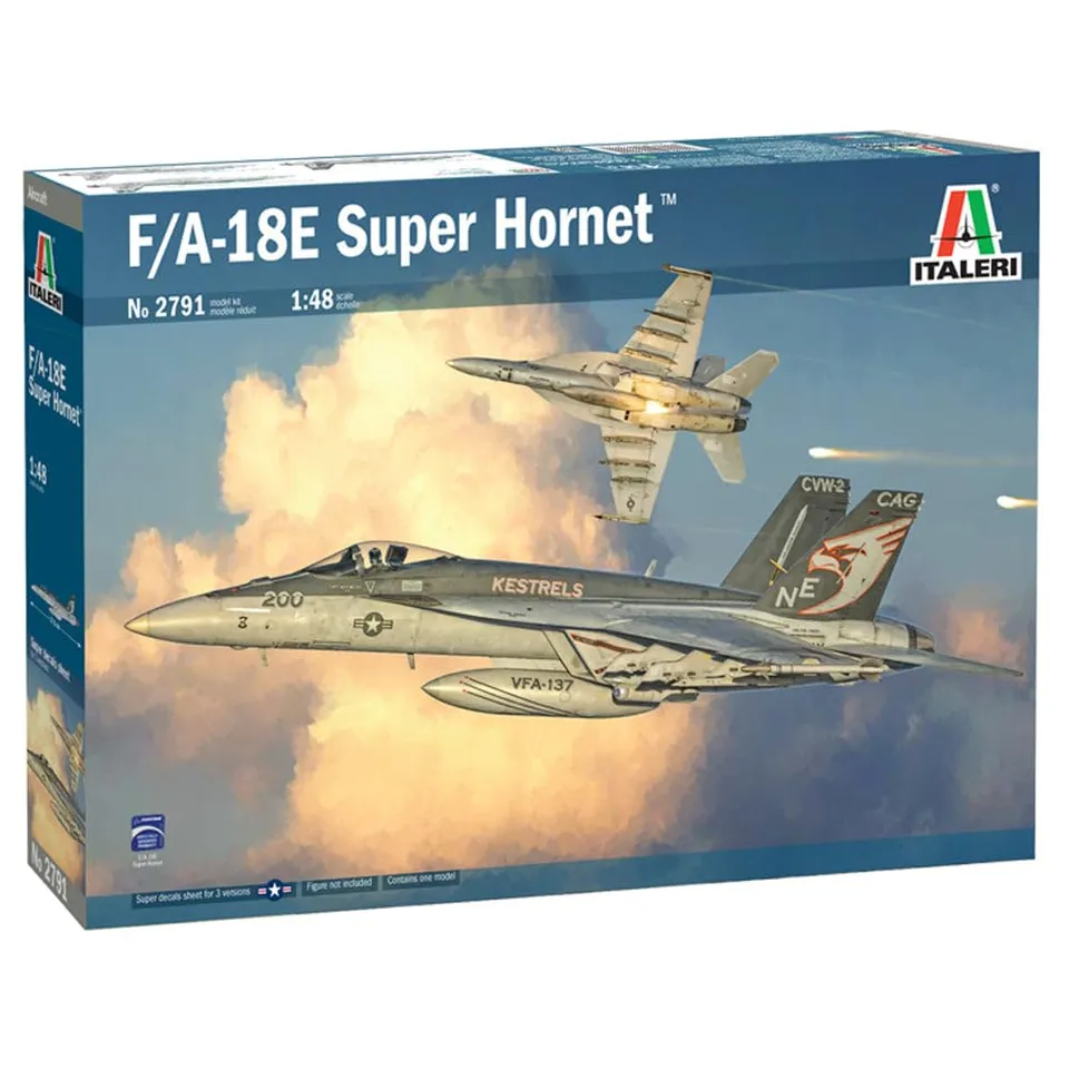 italeri-f-a-18e-super-hornet-maquette-avion-militaire-assembler image 1