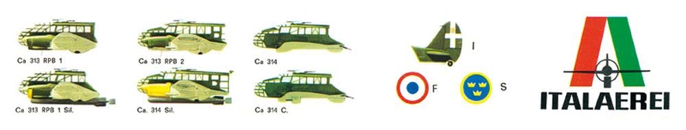 italeri-0106-caproni-ca-313-ca-314-vintage-60-ans-1-72-maquette-avion-monter image 4
