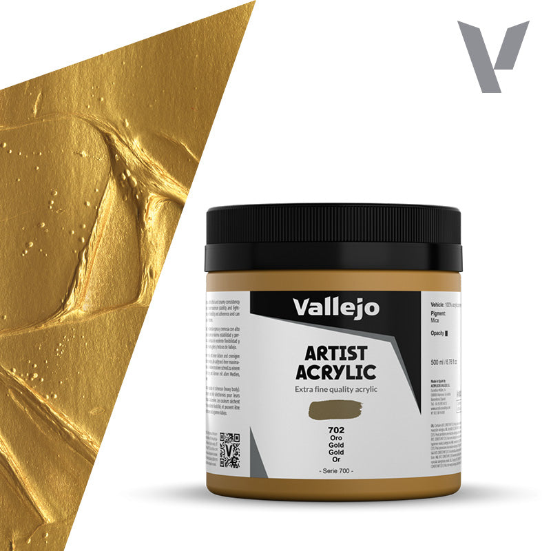 vallejo-acrylique-beaux-arts-500-ml-or-mica-opaque image 1