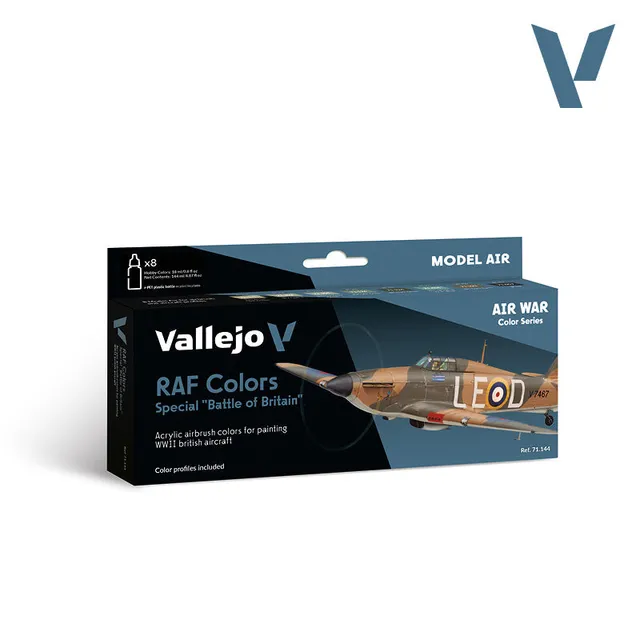 vallejo-model-air-set-8-x-18-ml-chasseurs-raf-bataille-d-angleterre image 1