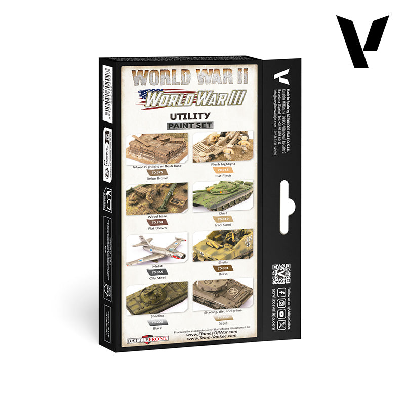 vallejo-model-color-set-wwii-6-couleurs-2-lavis-18-ml image 2