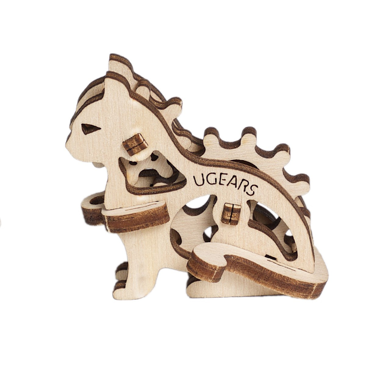ugears-u-fidgets-tribiks-set-4-mini-maquettes-bois-tracteur-chat-t-te-c-ur image 3