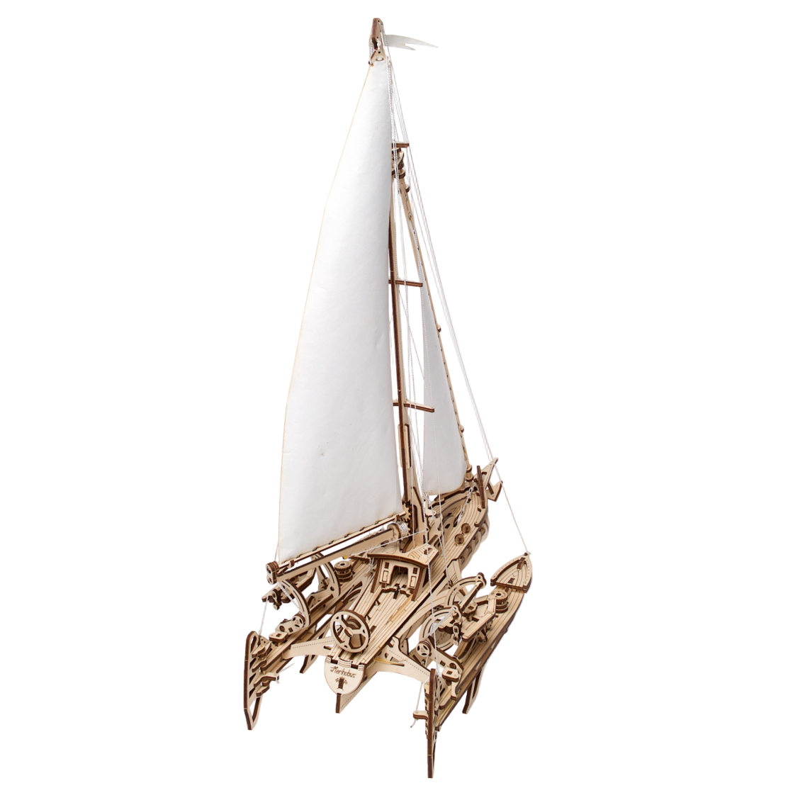 ugears-trimaran-merihobus-maquette-m-canique-bois-voilier image 4