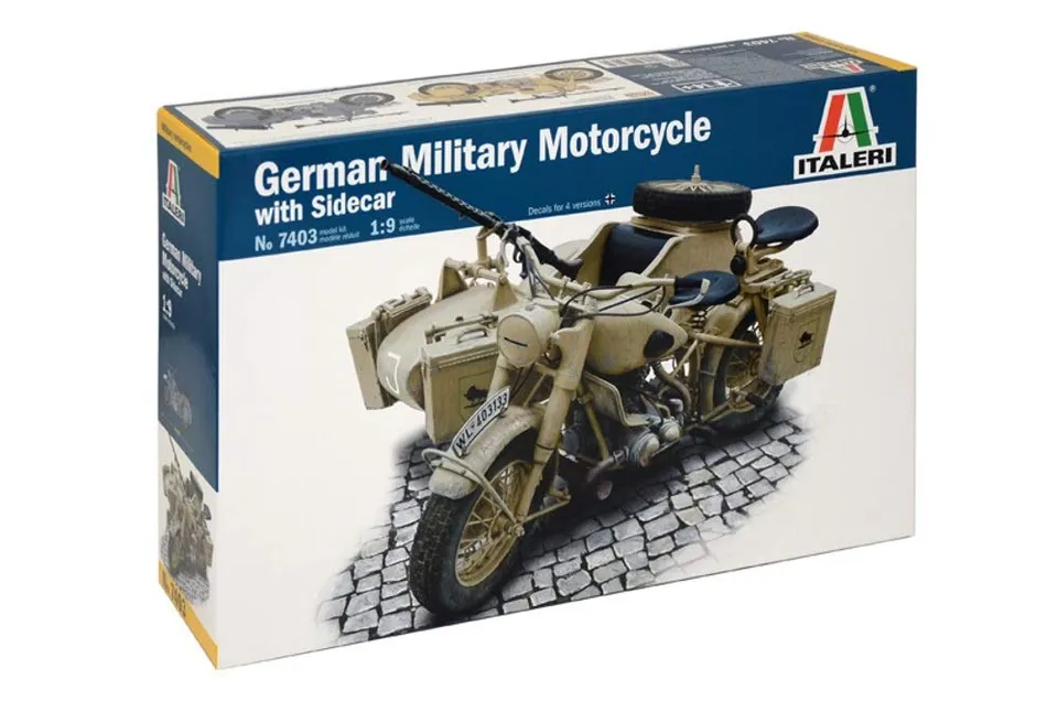 italeri-bmw-r75-avec-sidecar-maquette-moto-militaire-1-72 image 1
