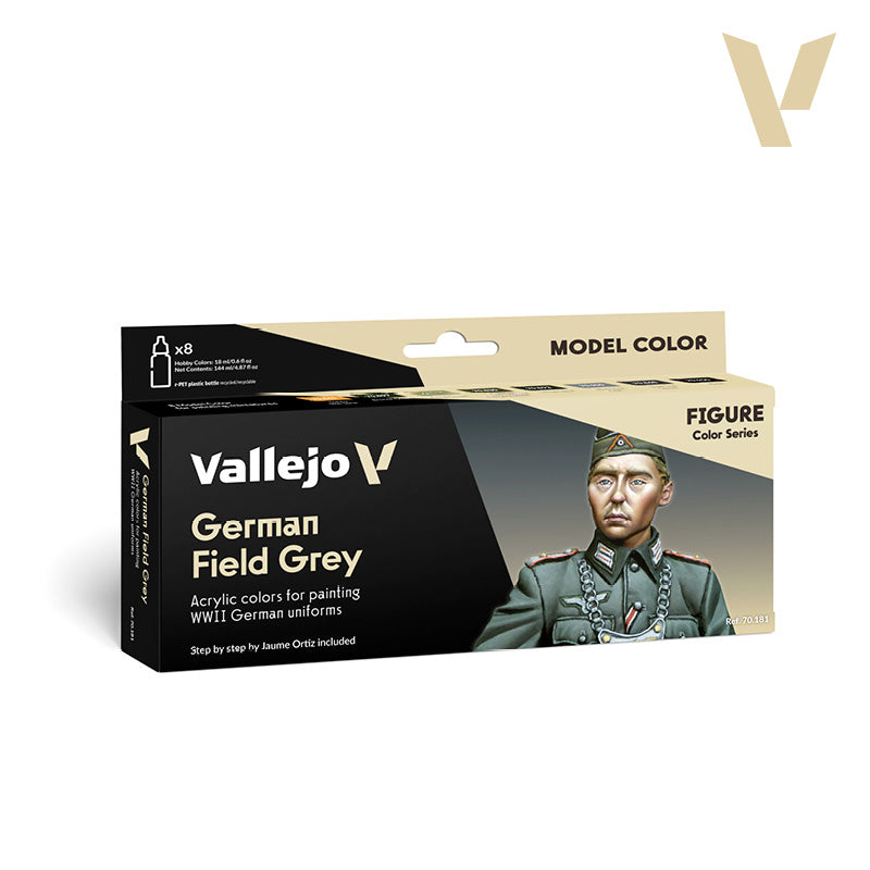 vallejo-set-8-couleurs-uniformes-allemandes-field-grey-wwii-18-ml image 1