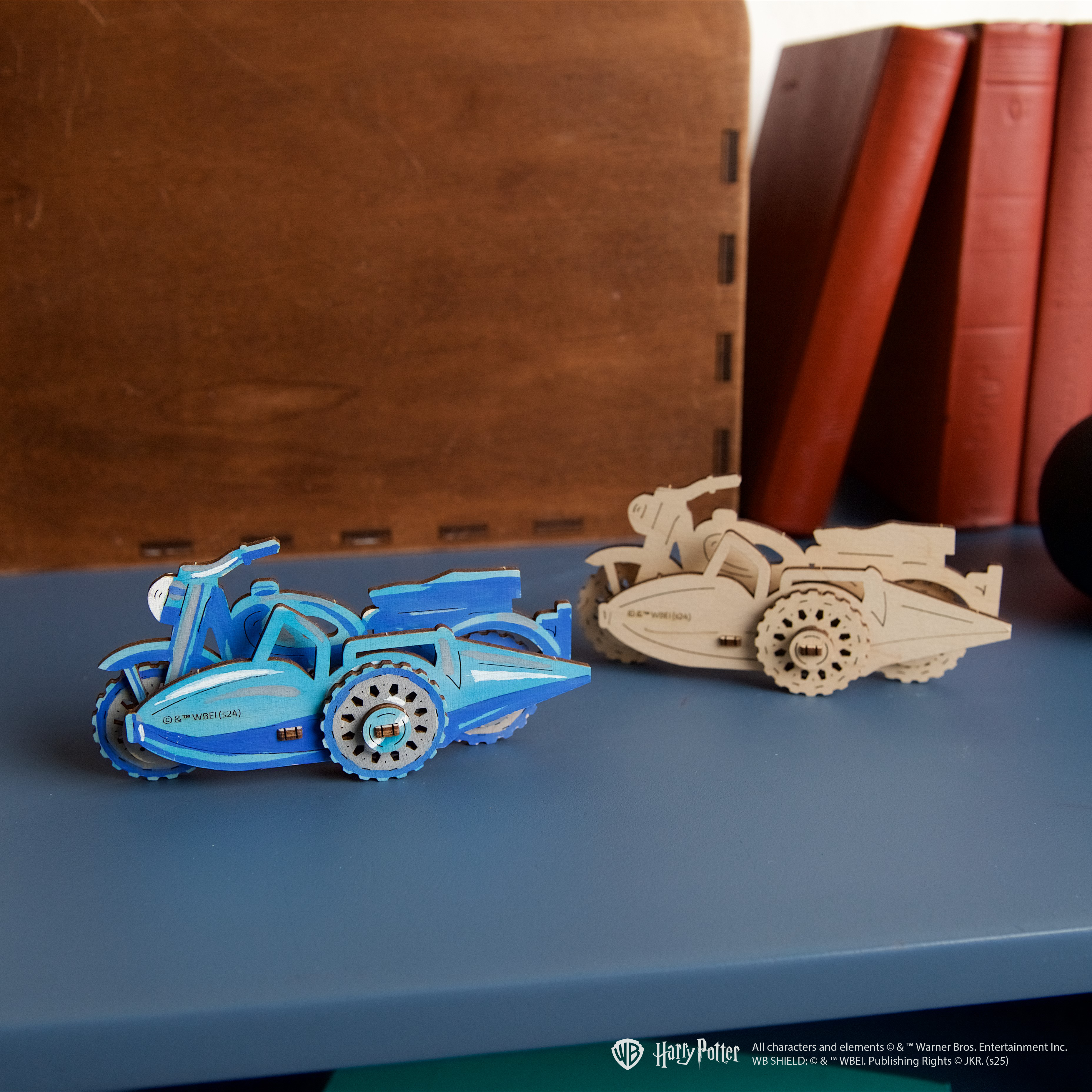 ugears-moto-volante-d-hagrid-maquette-bois-3d-colorier-harry-potter image 6