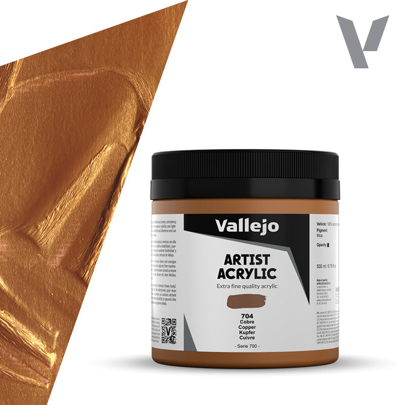 vallejo-beaux-arts-peinture-acrylique-cuivre-500-ml-effet-m-tallique-opaque image 1