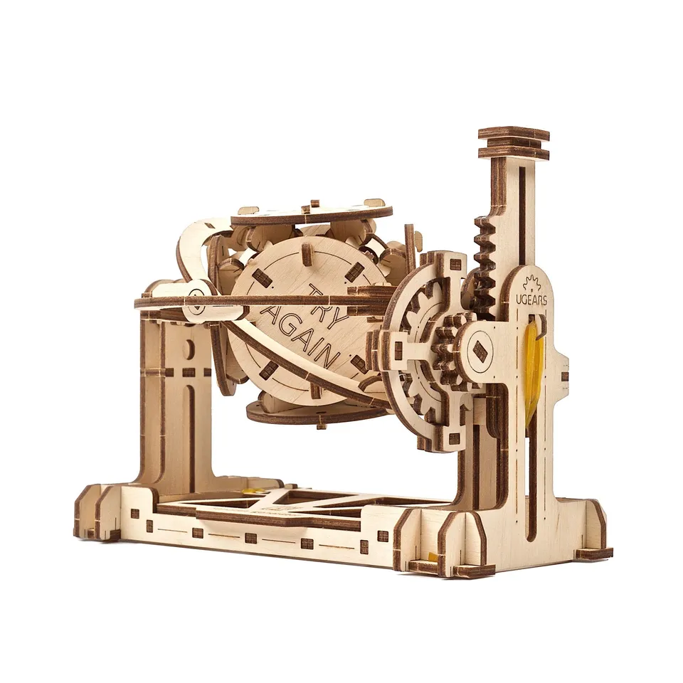 ugears-stem-lab-random-generator-maquette-m-canique-en-bois image 1